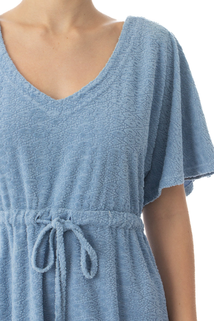 Vestido juicy couture azul, detalle – ClosetRehab