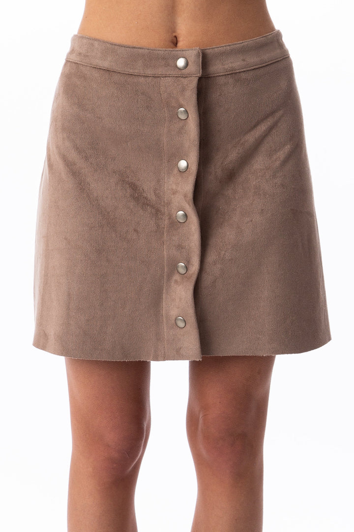 Falda aqua café, vista frontal – ClosetRehab