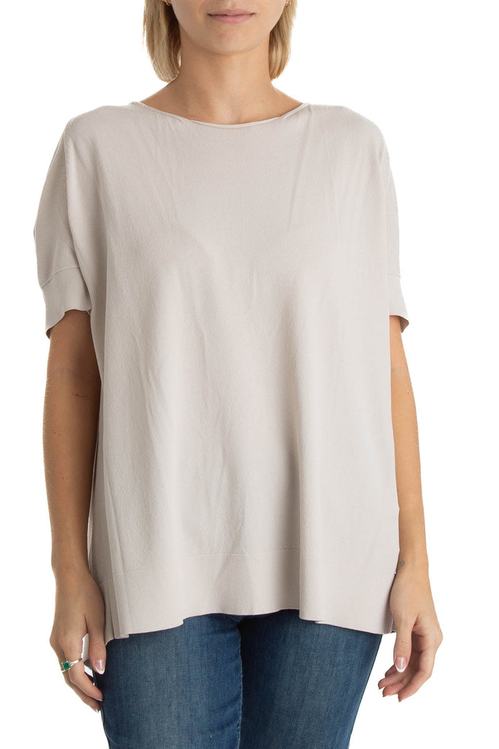 Blusa Ambrosi beige, vista frontal – ClosetRehab