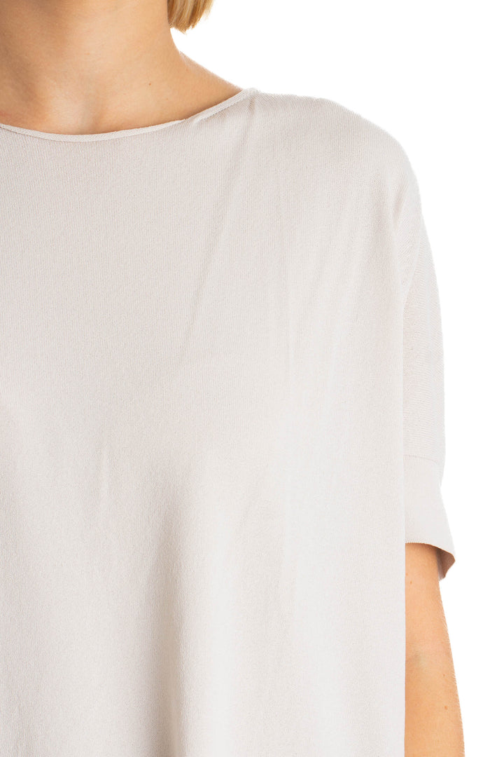 Blusa Ambrosi beige, detalle – ClosetRehab