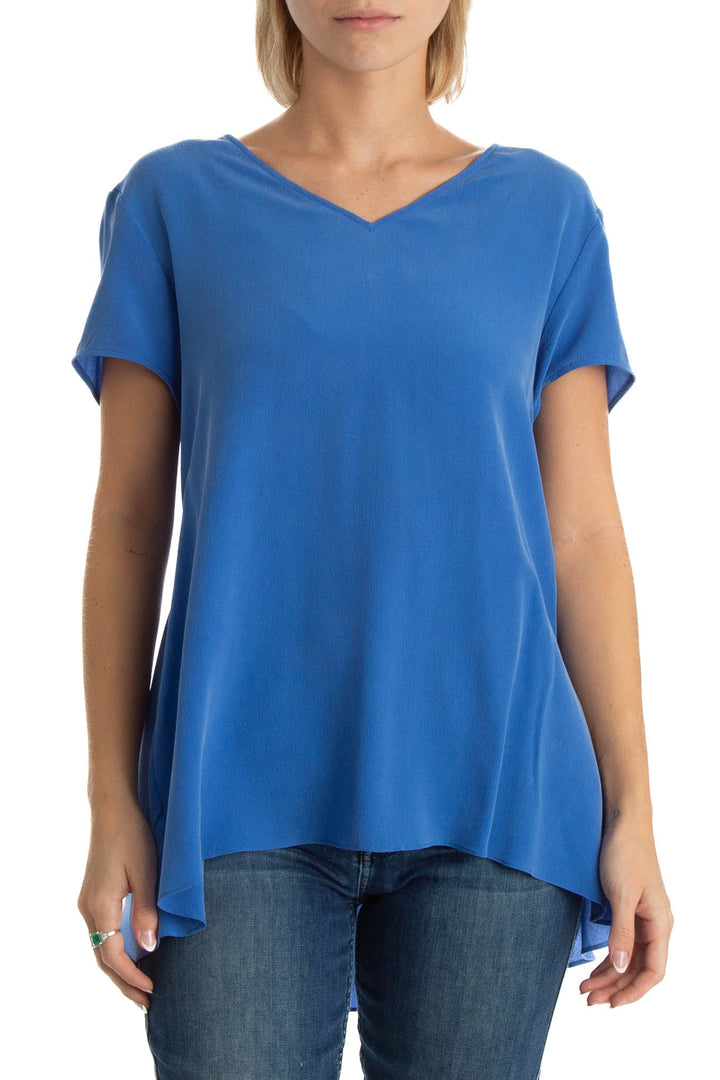 Blusa Ambrosi azul, vista frontal – ClosetRehab