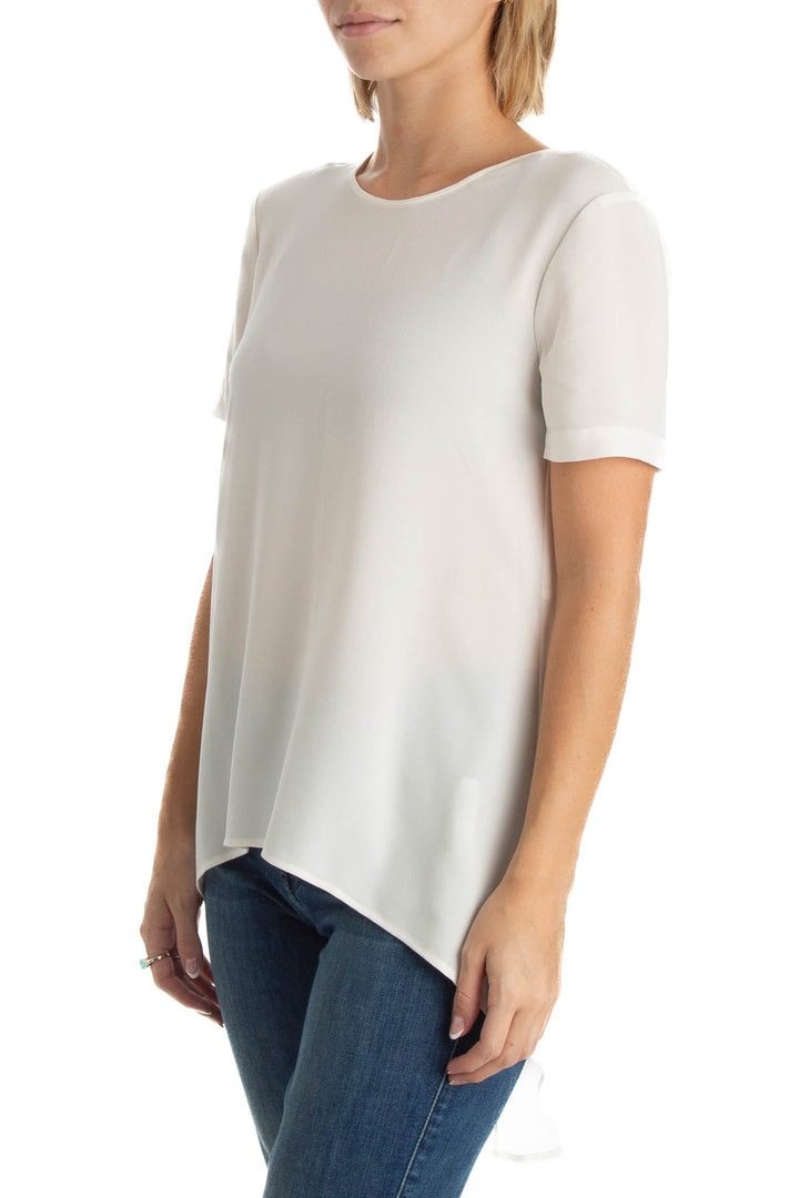 Blusa BCBG Maxazria blanco, vista posterior – ClosetRehab