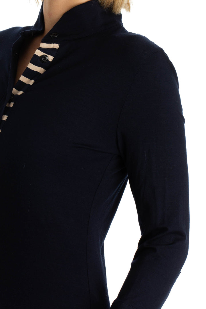 Blusa Akris Punto azul, detalle 5 – ClosetRehab