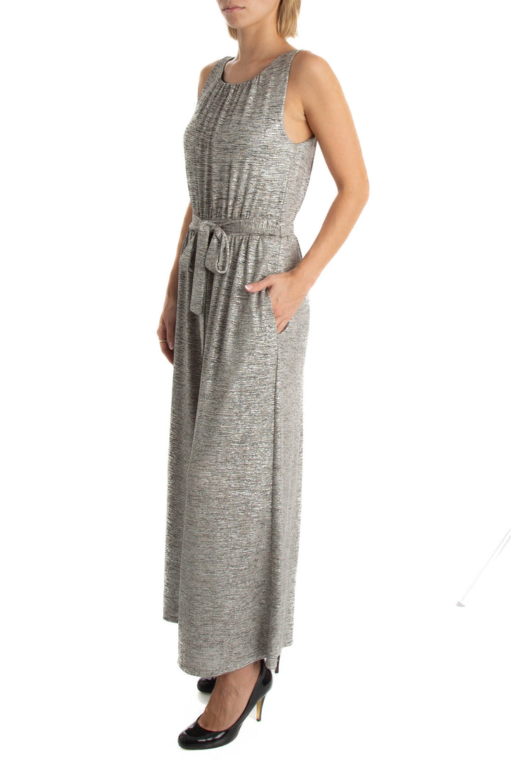 Vestido Meadow Rue gris, vista posterior – ClosetRehab