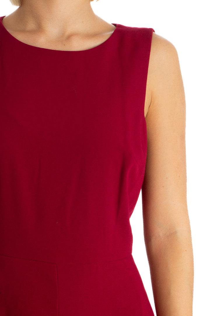 Vestido BCBG Maxazria rojo, detalle – ClosetRehab
