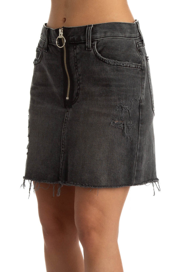 Falda Siwy gris, vista posterior – ClosetRehab