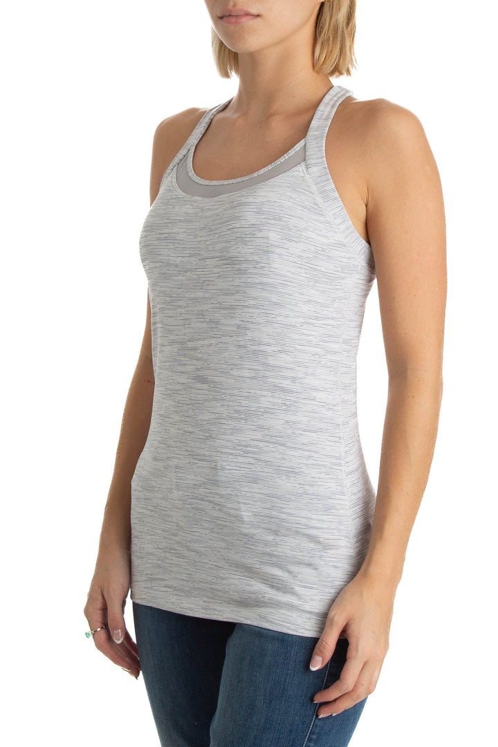 Blusa Lulu Lemon blanco, vista posterior – ClosetRehab