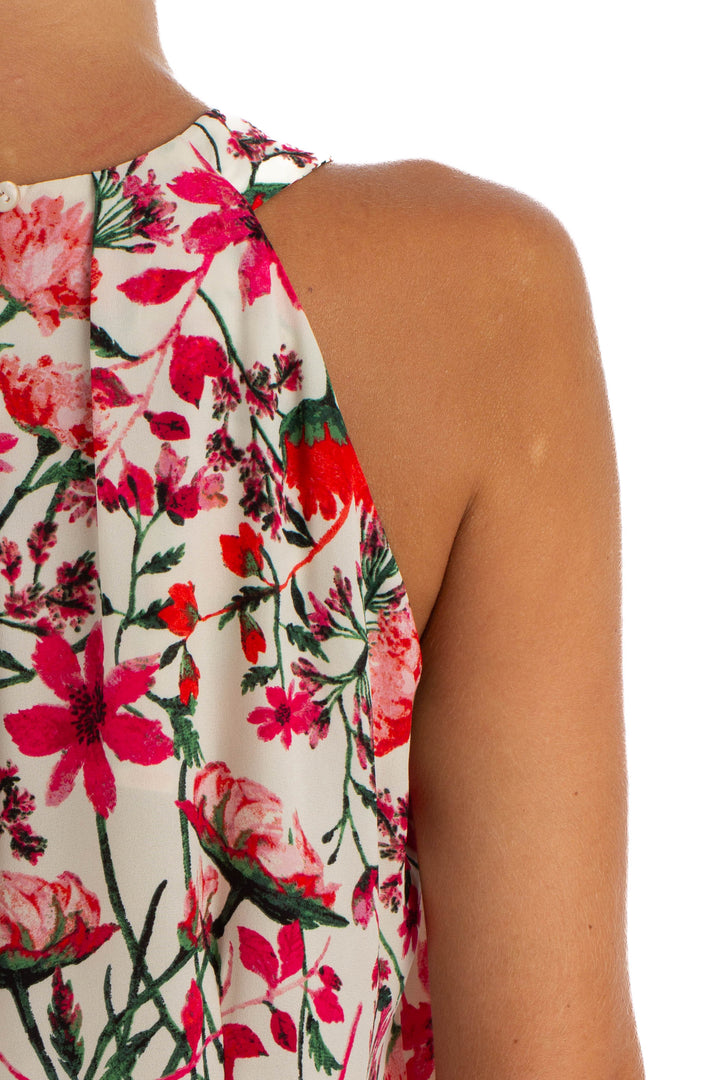 Blusa Violet + Claire blanco y rosa, detalle 5 – ClosetRehab