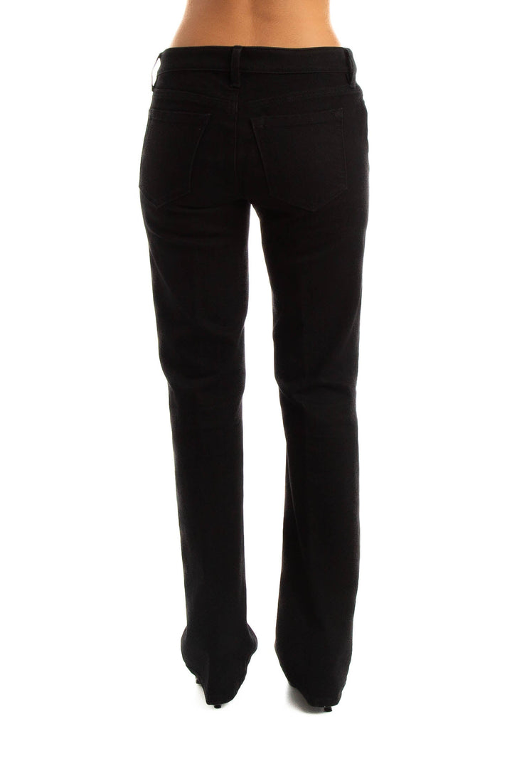 Jeans Ann Taylor negro, vista lateral – ClosetRehab