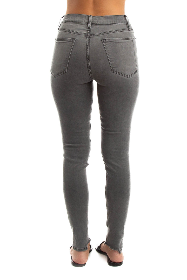 Jeans Frame gris, vista lateral – ClosetRehab