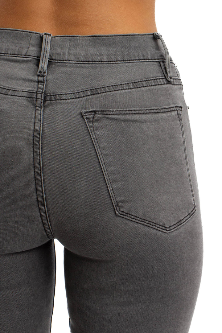 Jeans Frame gris, detalle 6 – ClosetRehab
