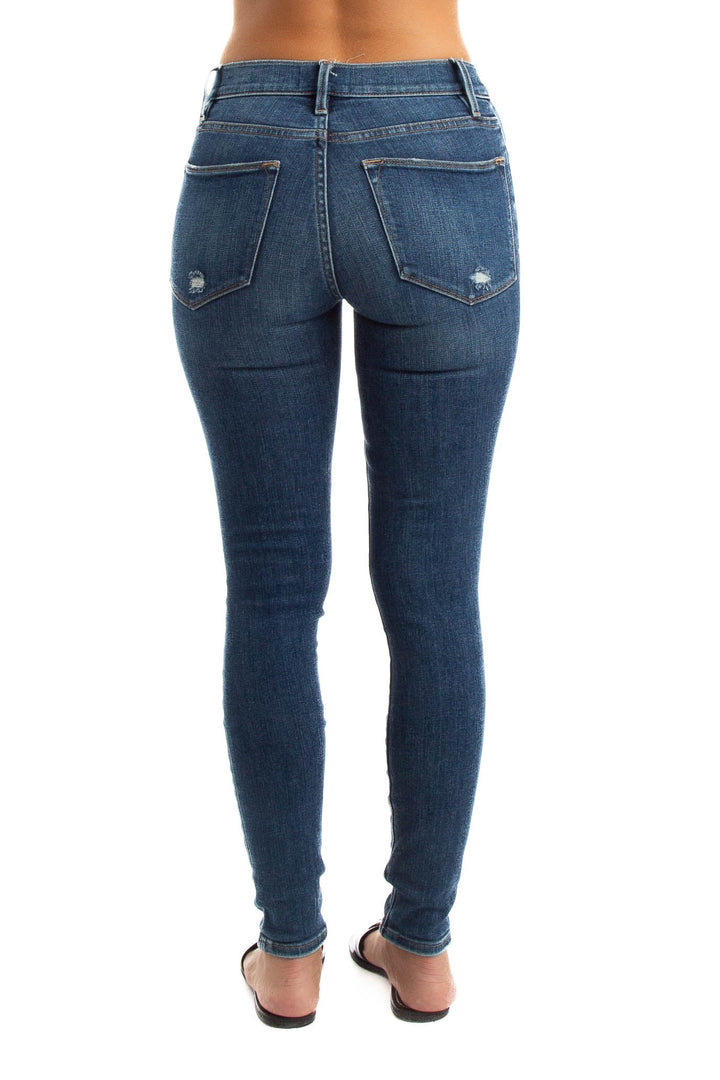 Jeans Frame azul, vista lateral – ClosetRehab