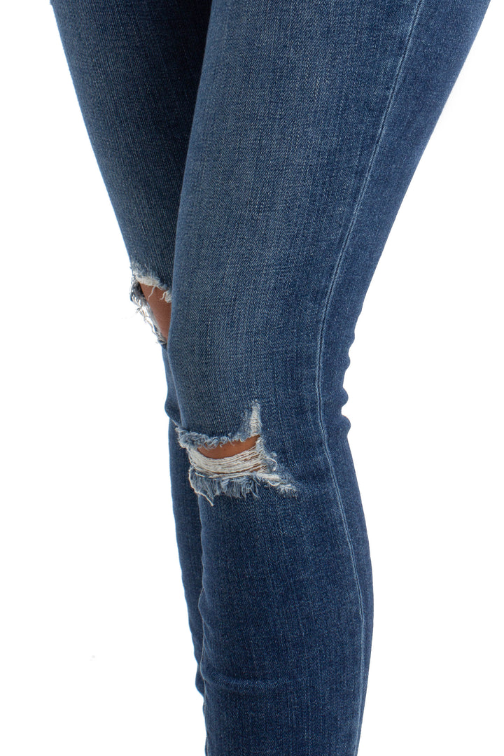 Jeans Frame azul, detalle 6 – ClosetRehab