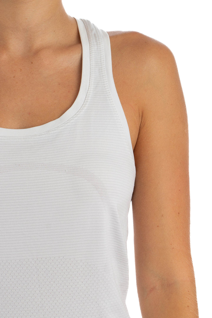 Blusa Lulu Lemon blanco, detalle – ClosetRehab