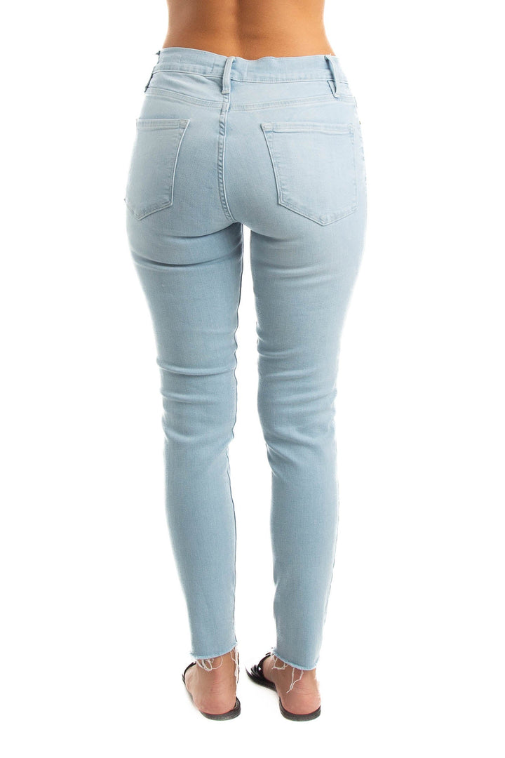 Jeans Frame azul, vista lateral – ClosetRehab