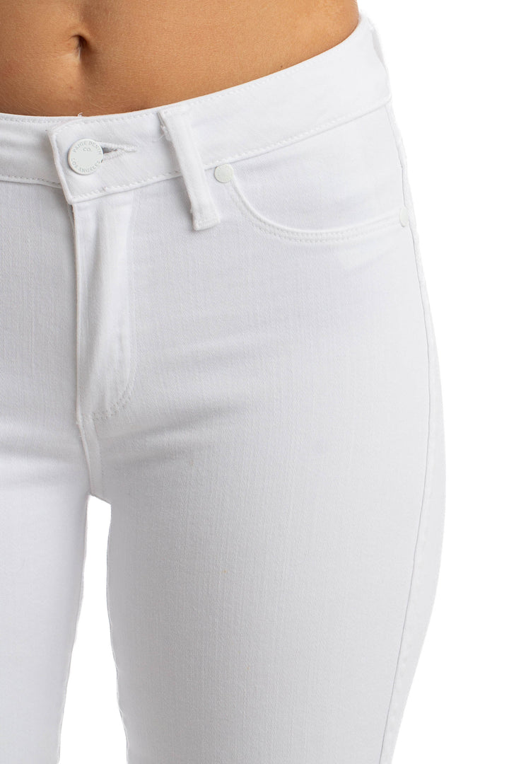 Jeans Paige blanco, detalle – ClosetRehab
