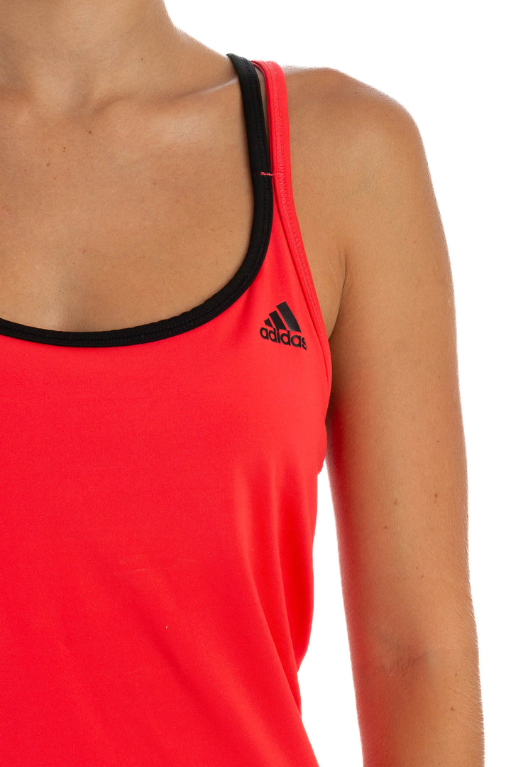 Blusa Adidas rojo, detalle – ClosetRehab