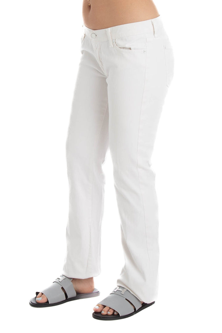 Jeans 7 for All Mankind blanco, vista posterior – ClosetRehab
