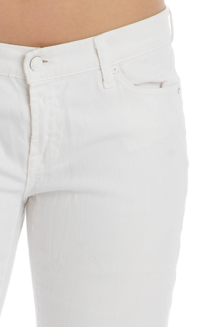 Jeans 7 for All Mankind blanco, detalle – ClosetRehab