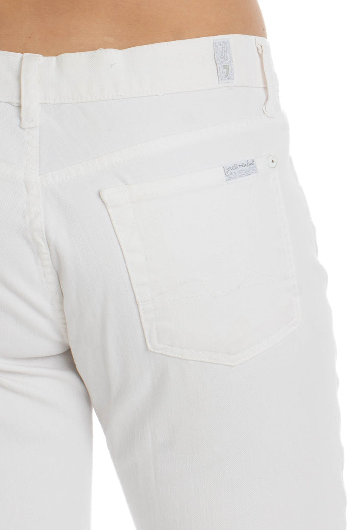 Jeans 7 for All Mankind blanco, detalle 6 – ClosetRehab
