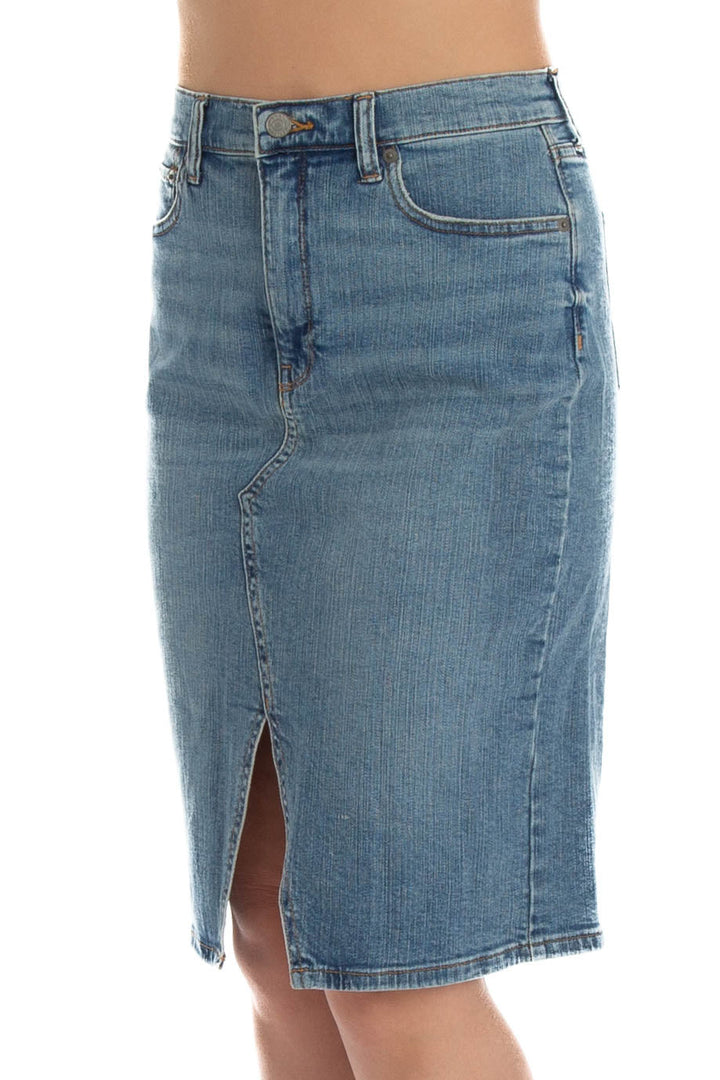 Falda Banana Republic azul, vista posterior – ClosetRehab