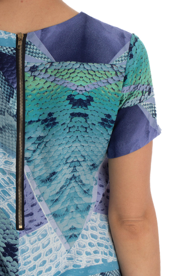 Vestido Olivaceous azul, detalle 6 – ClosetRehab