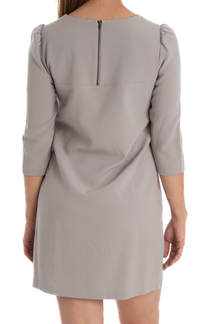 Vestido Stile Benetton gris, vista lateral – ClosetRehab