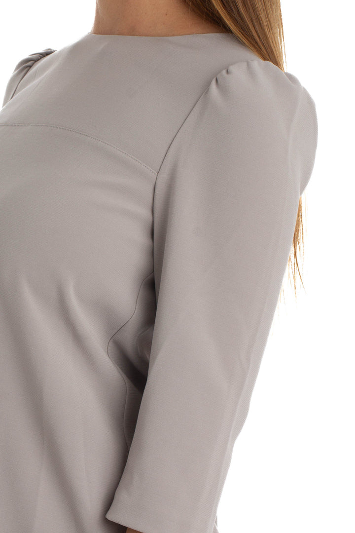 Vestido Stile Benetton gris, detalle 5 – ClosetRehab