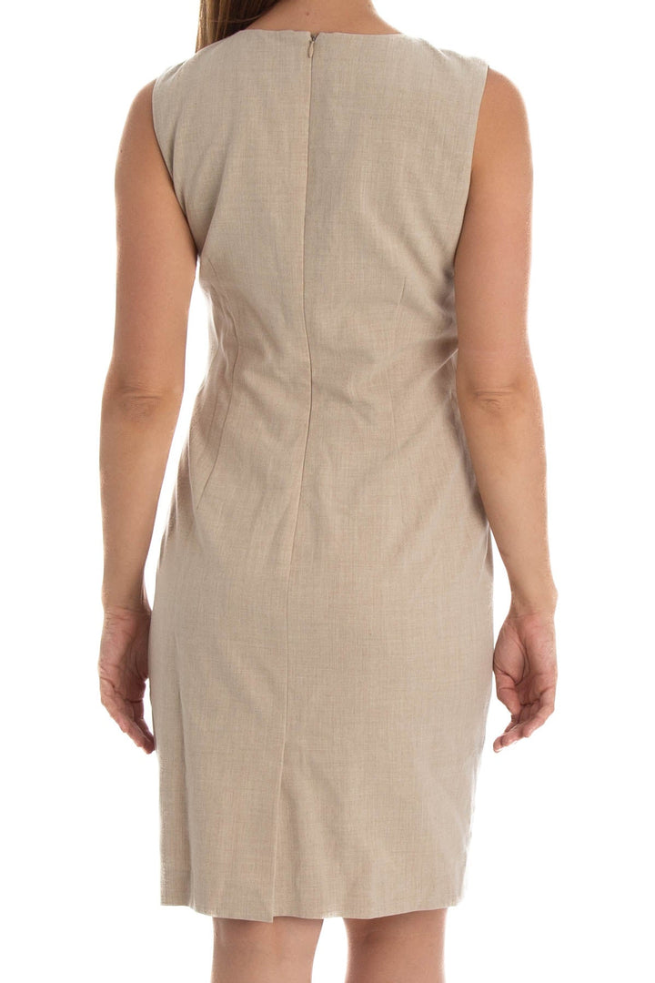 Vestido Calvin Klein beige, vista lateral – ClosetRehab