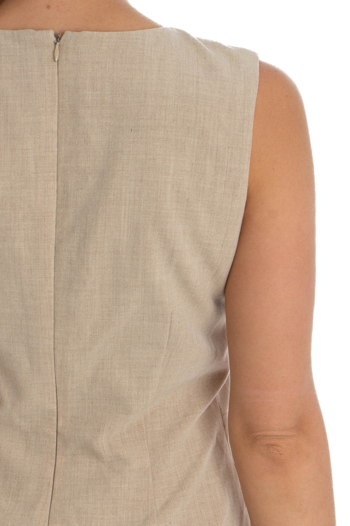 Vestido Calvin Klein beige, detalle 6 – ClosetRehab