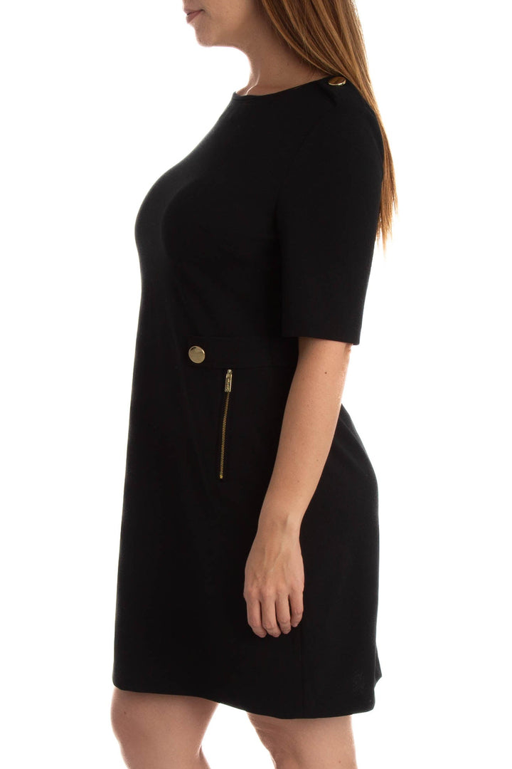 Vestido Calvin Klein negro, vista posterior – ClosetRehab