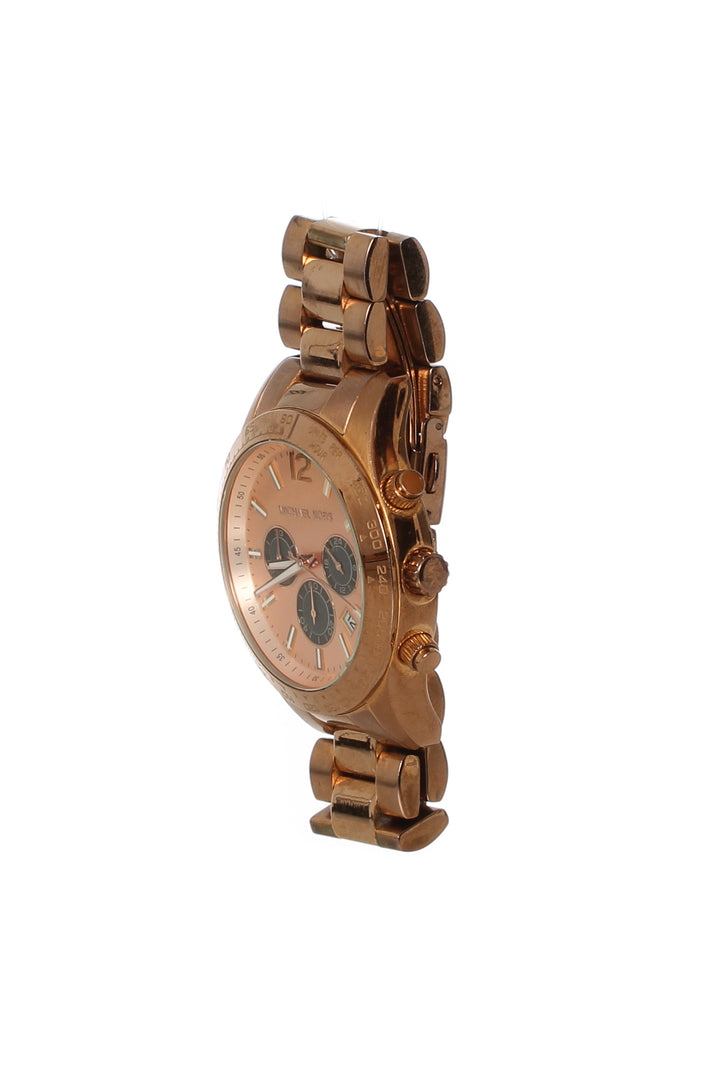 Reloj Michael Kors bronce, vista posterior – ClosetRehab
