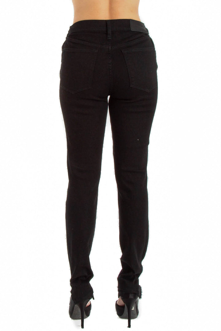 Jeans BCBG Maxazria negro, vista posterior – ClosetRehab