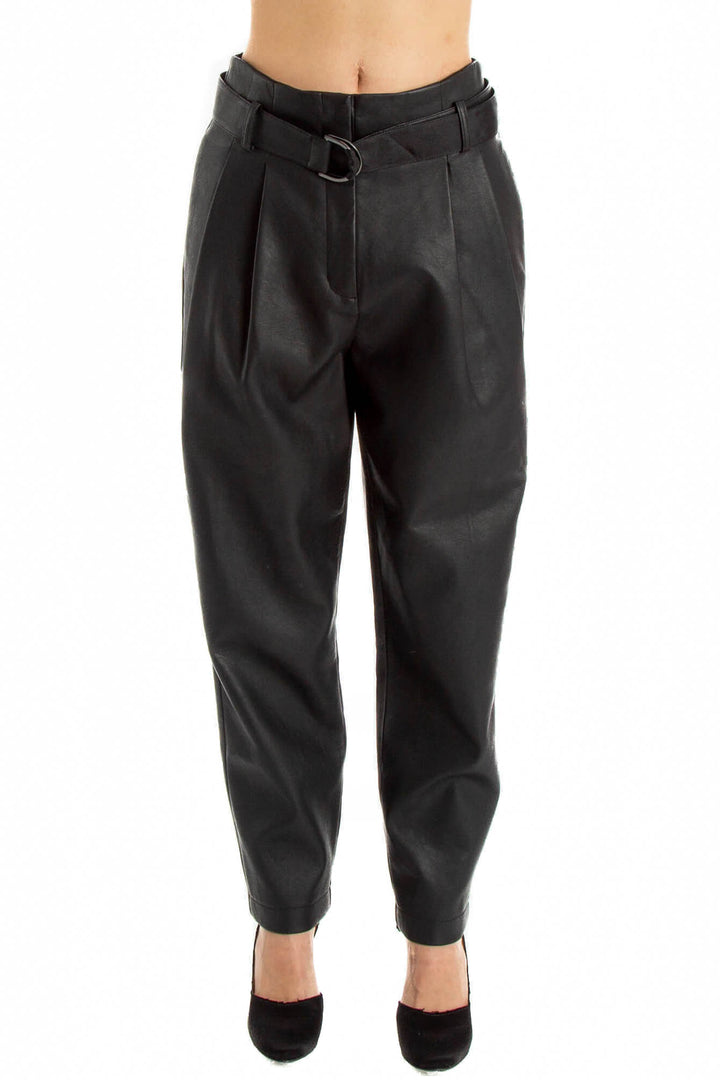 Pantalón BCBG Maxazria NWT negro, vista frontal – ClosetRehab
