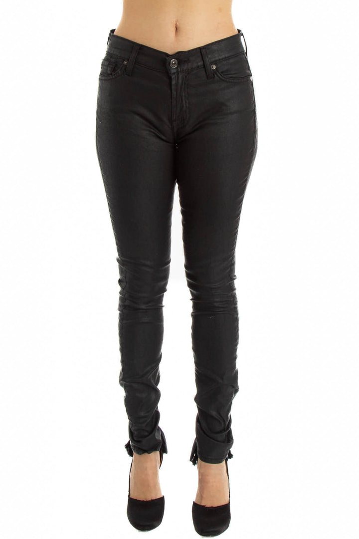 Jeans 7 for All Mankind negro, vista frontal – ClosetRehab