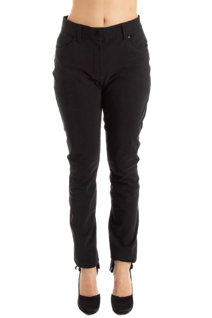 Pantalón Lulu Lemon negro, vista frontal – ClosetRehab