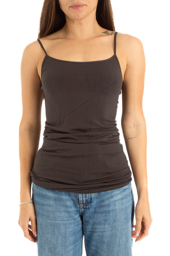 Blusa Nikibiki gris, vista frontal – ClosetRehab