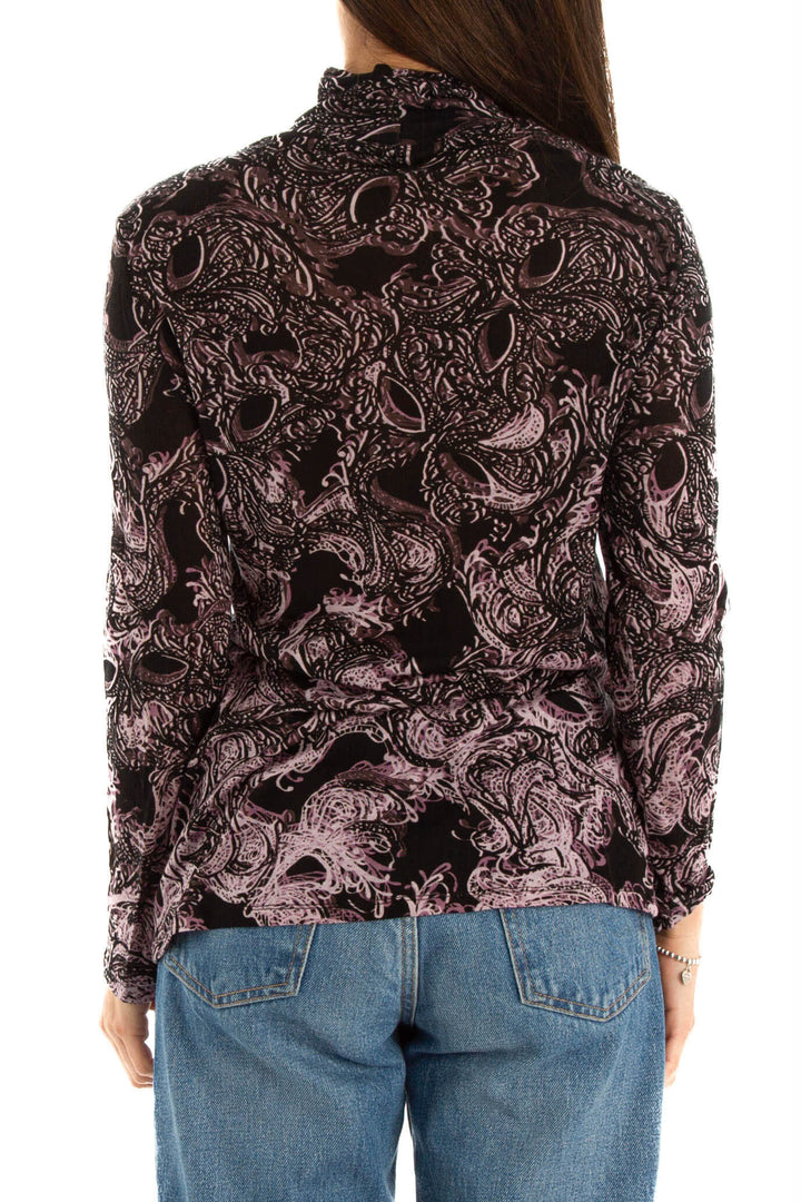 Blusa morado, vista posterior – ClosetRehab