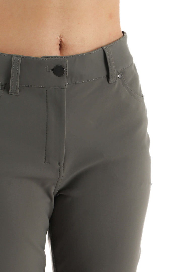 Pantalón Lulu Lemon verde, vista lateral – ClosetRehab