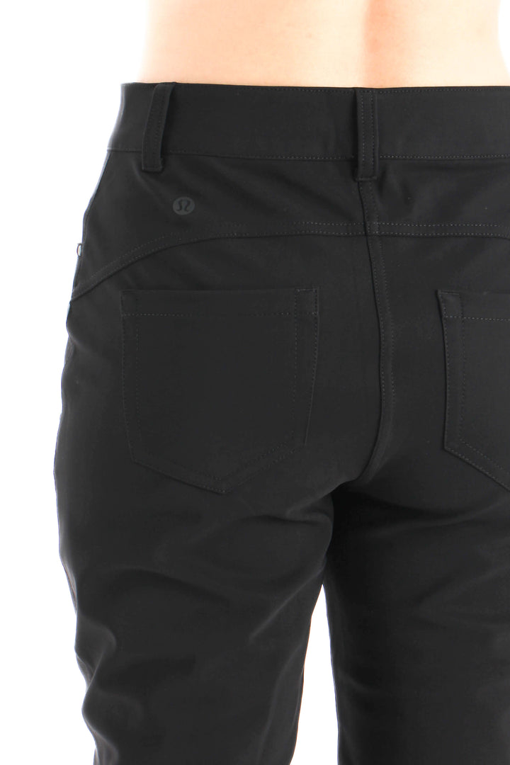 Pantalón Lulu Lemon negro, detalle – ClosetRehab