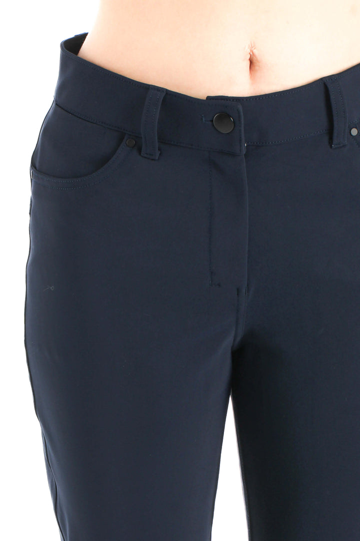 Pantalón Lulu Lemon azul, vista lateral – ClosetRehab