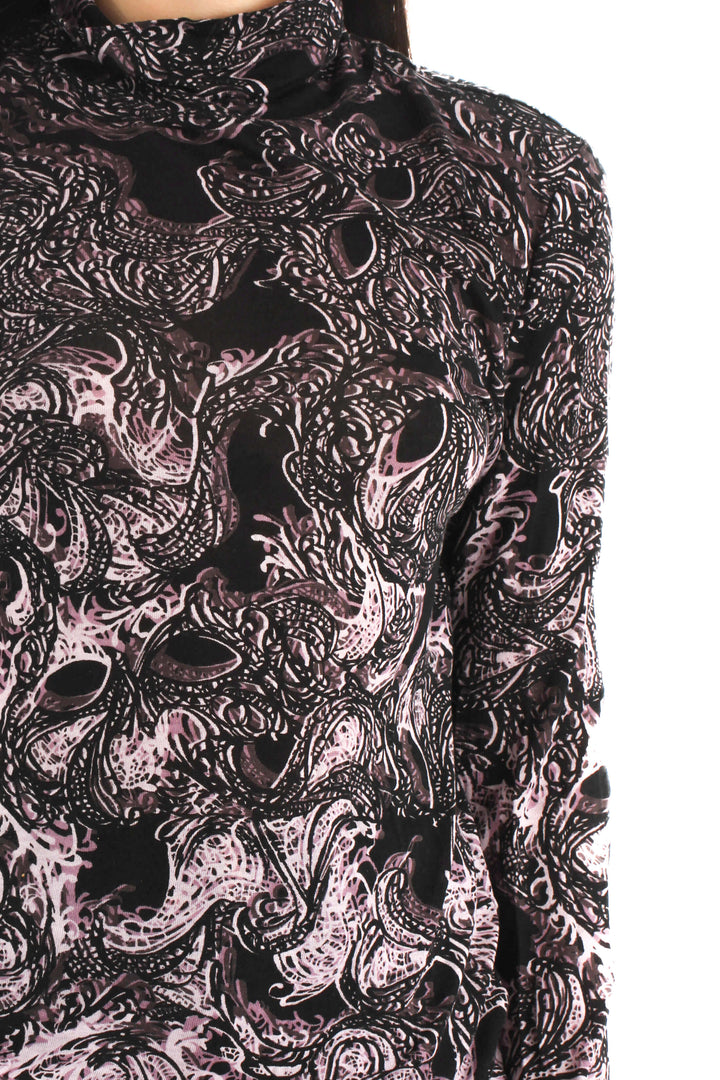 Blusa morado, vista lateral – ClosetRehab