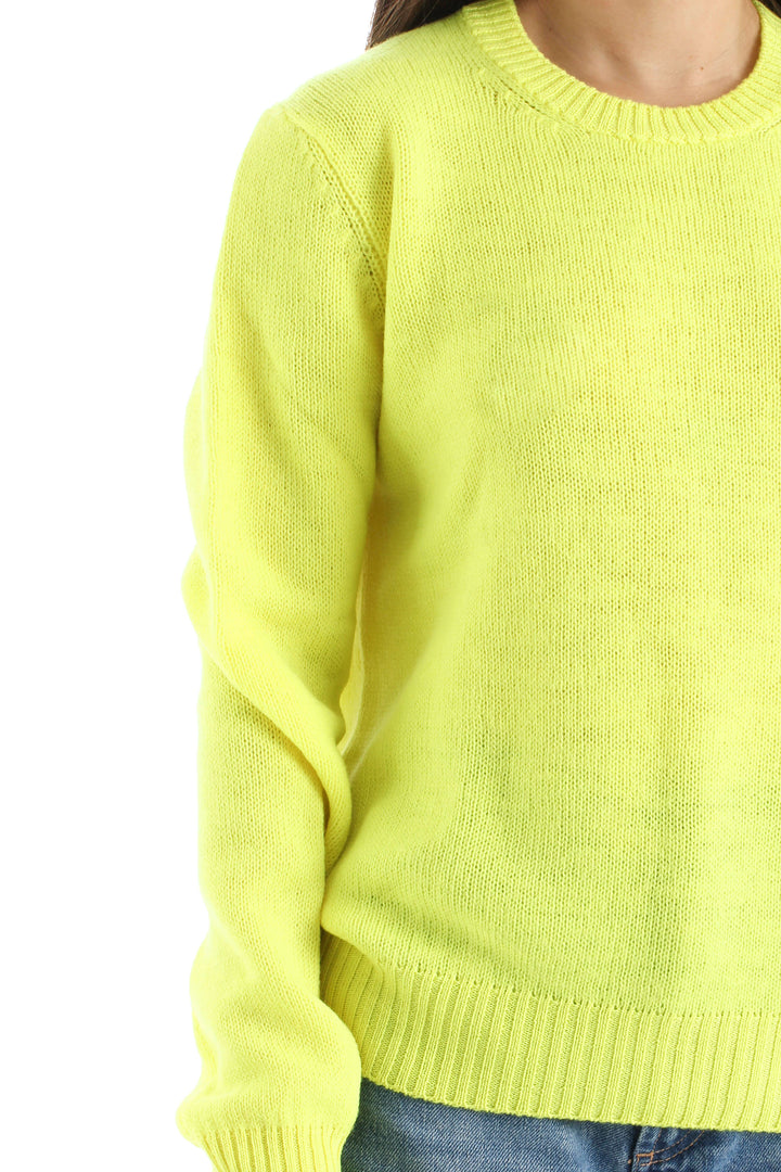 Suéter Ambrosi NWT amarillo, vista lateral – ClosetRehab