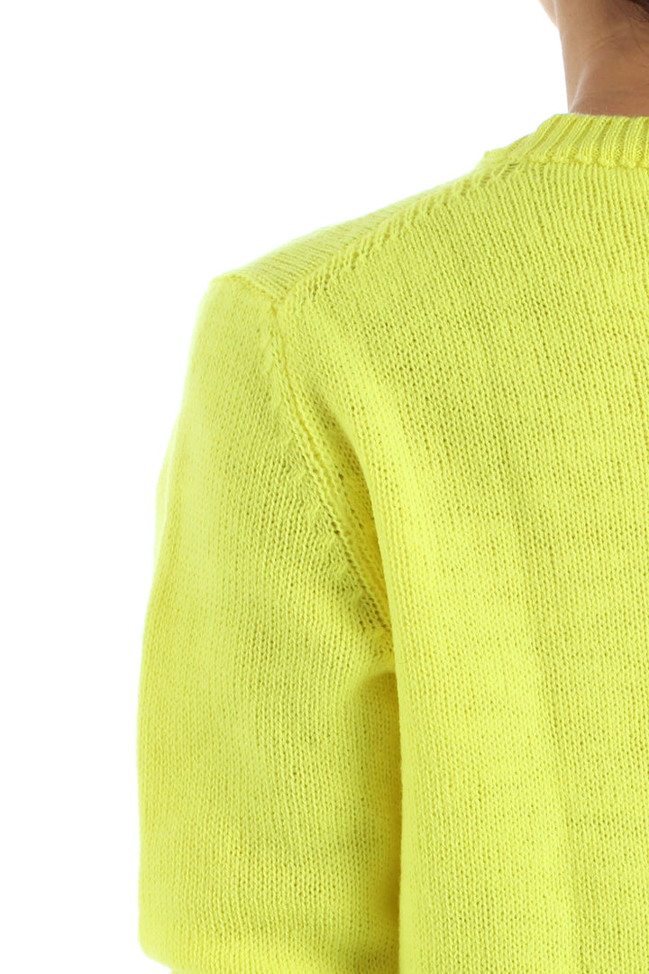 Suéter Ambrosi NWT amarillo, detalle – ClosetRehab