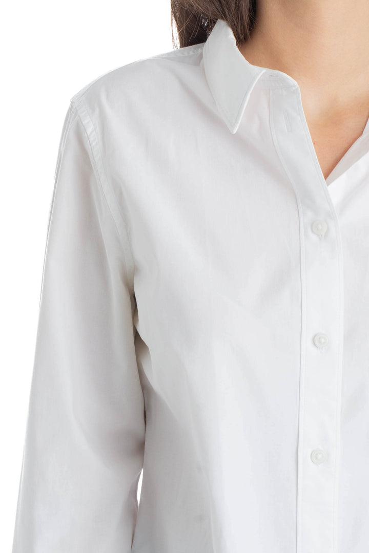 Blusa J.Crew blanco, detalle – ClosetRehab