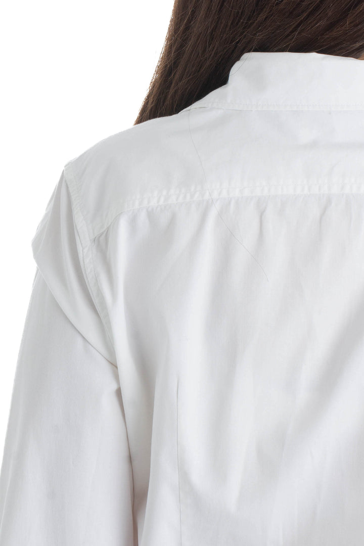Blusa J.Crew blanco, detalle 6 – ClosetRehab