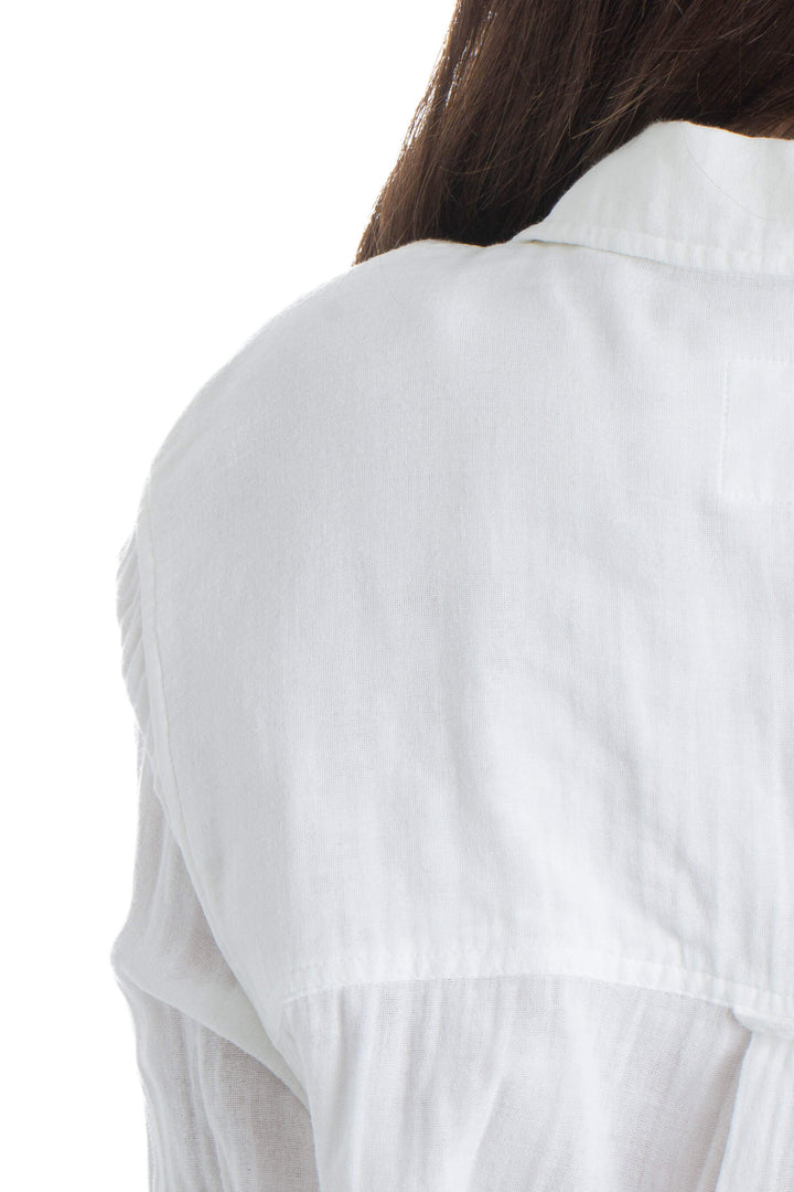 Blusa Rails blanco, detalle 6 – ClosetRehab