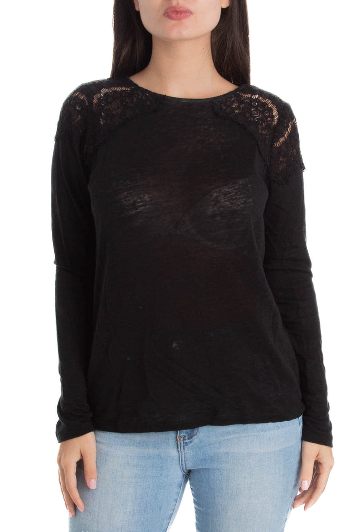 Blusa Zara negro, vista frontal – ClosetRehab