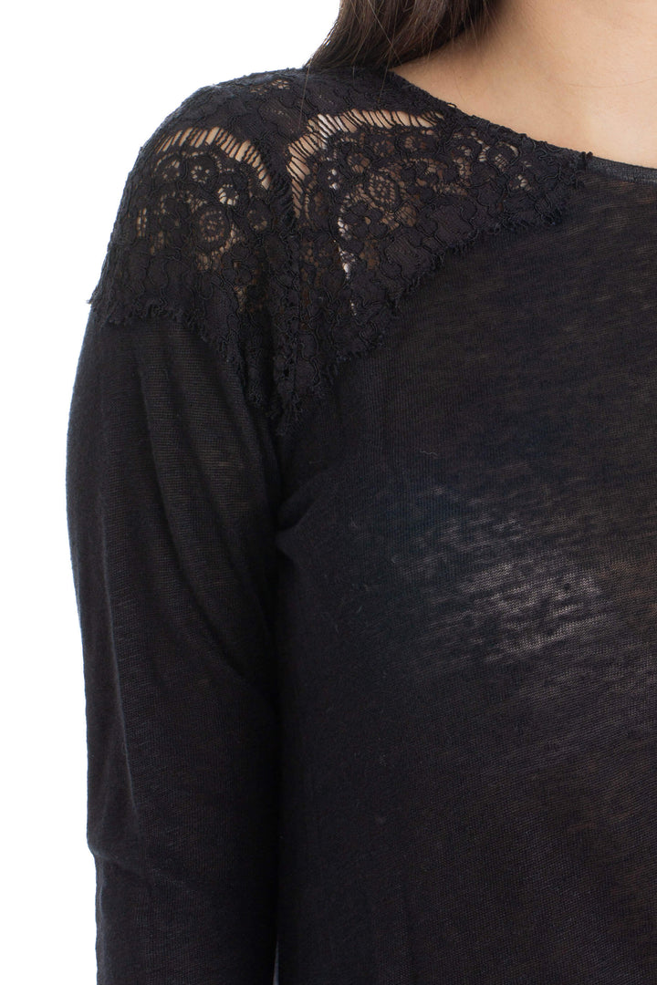 Blusa Zara negro, detalle – ClosetRehab