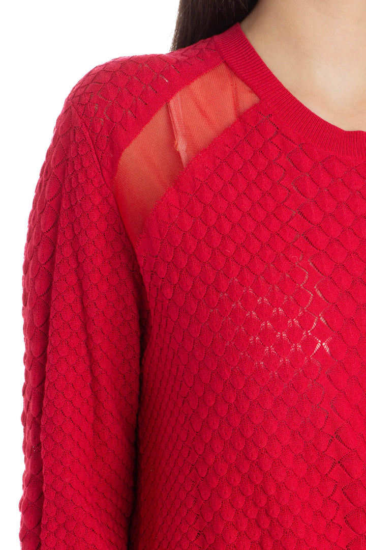 Blusa The Kooples rojo, detalle 5 – ClosetRehab